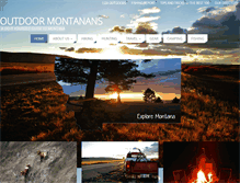Tablet Screenshot of outdoormontanans.com